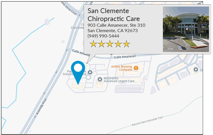 San Clemente Chiropractic Care on googlemap