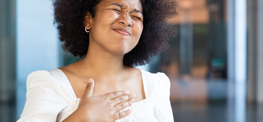 patient needing acid reflux treatment in San Clemente CA
