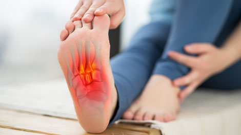 patient requiring plantar Fasciitis treatment in San Clemente CA